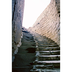 Stairs leading at the summit of the mosque of Imam al-Hakim